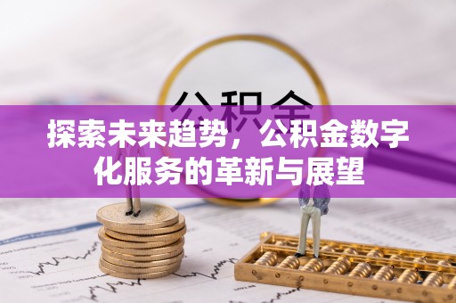 昌都探索未来趋势，公积金数字化服务的革新与展望