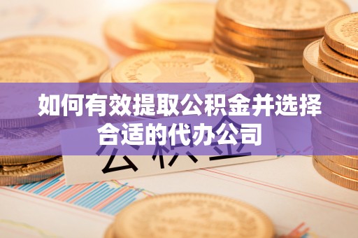 昌都如何有效提取公积金并选择合适的代办公司